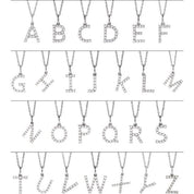 14K White 1/5 CTW Lab-Grown Diamond Initial S Pendant