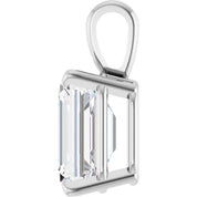 Platinum 1 CT Lab-Grown Diamond Pendant