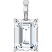 Platinum 1 CT Lab-Grown Diamond Pendant