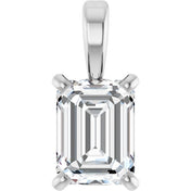 Sterling Silver 1/3 CT Lab-Grown Diamond Pendant