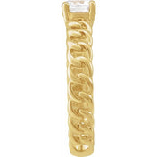 14K Yellow 1/2 CT Lab-Grown Diamond Solitaire Ring