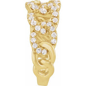 14K Yellow 1 CTW Lab-Grown Diamond Ring