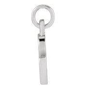Platinum Petite Initial C Pendant