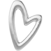 Platinum Heart Pendant