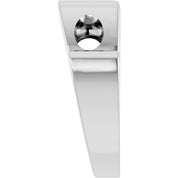 Platinum Heart Pendant