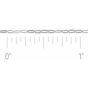 Sterling Silver 1.25 mm Paperclip-Style Chain by the Inch