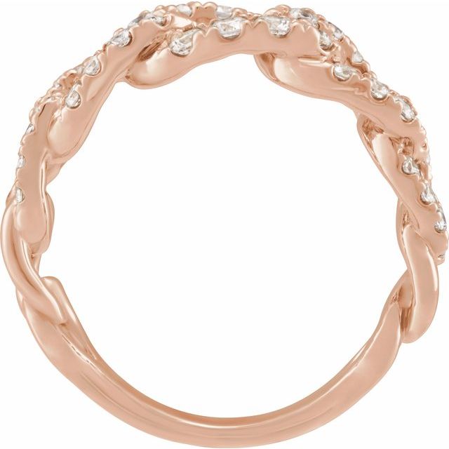 14K Rose 1 CTW Lab-Grown Diamond Ring