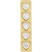14K Yellow 1/5 CTW Natural Diamond Pendant