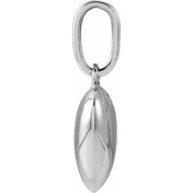 Sterling Silver Puffed Heart Pendant