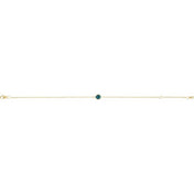 14K Yellow Lab-Grown Alexandrite  6 1/2-7-1/2" Bracelet