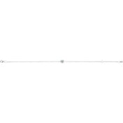 Sterling Silver 1/5 CT Natural Diamond 6 1/2-7-1/2" Bracelet