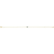 14K Yellow 1/5 CT Natural Diamond 6 1/2-7-1/2" Bracelet