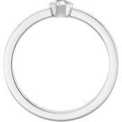 Sterling Silver 1/5 CT Natural Diamond Ring - Quality Design and Elegance