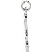 Platinum Petite Initial H Pendant
