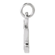 Platinum Petite Initial R Pendant