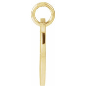 14K Yellow Script Initial G Pendant