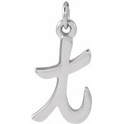 Sterling Silver Petite Initial T Pendant