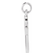 Sterling Silver Petite Initial P Pendant