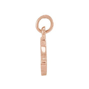 14K Rose Petite Initial S Pendant