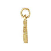 14K Yellow Petite Initial N Pendant