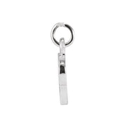 Platinum Petite Initial O Pendant