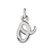 Platinum Petite Initial O Pendant