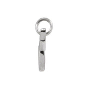 Platinum Petite Initial V Pendant