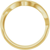 14K Yellow Stackable Ring