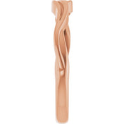 14K Rose Stackable Ring