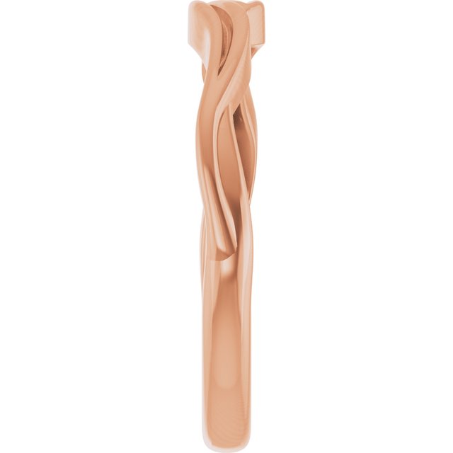 14K Rose Stackable Ring