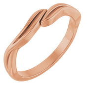14K Rose Stackable Ring