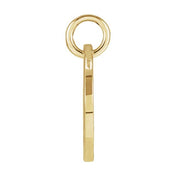 14K Yellow Script Initial L Pendant
