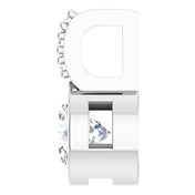 Sterling Silver 3/8 CTW Lab-Grown Diamond Pendant