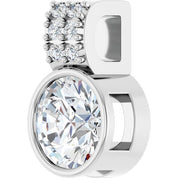 Sterling Silver 3/4 CTW Lab-Grown Diamond Pendant