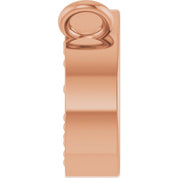 14K 1/10 CTW Lab-Grown Diamond Paperclip-Style Necklace Center