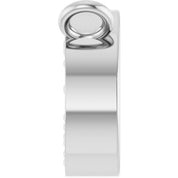 14K 1/10 CTW Lab-Grown Diamond Paperclip-Style Necklace Center