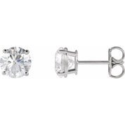 14K White 2 CTW Lab-Grown Diamond Stud Earrings