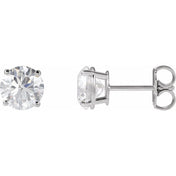 14K Yellow 1/2 CT Lab-Grown Diamond Earring