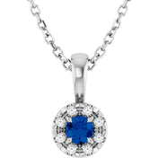 Halo-Style Necklace or Pendant