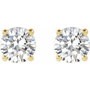 14K Yellow 1 CTW Lab-Grown Diamond Stud Earrings