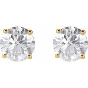 14K Yellow 2 CTW Lab-Grown Diamond Stud Earrings
