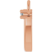 14K .05 CTW Lab-Grown Diamond Arch Necklace Center