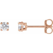 14K Rose 1/3 CTW Lab-Grown Diamond Stud Earrings