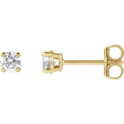 14K Yellow 1/3 CTW Lab-Grown Diamond Stud Earrings