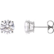14K White 3 CTW Lab-Grown Diamond Stud Earrings