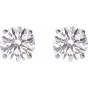 14K White 3 CTW Lab-Grown Diamond Stud Earrings