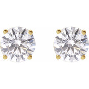14K Yellow 3 CTW Lab-Grown Diamond Stud Earrings