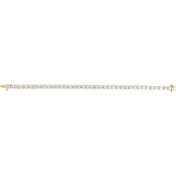 14K Yellow 12 CTW Lab-Grown Diamond Line 7" Bracelet