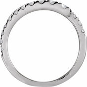 14K White Lab-Grown Diamond Bypass Ring - 9/10 CTW by Brand Name