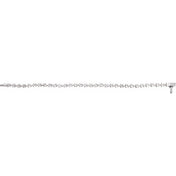 14K White 6 1/2 CTW Lab-Grown Diamond Line 7" Bracelet